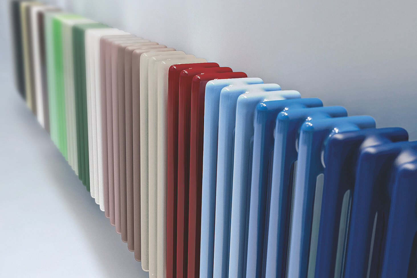 Photograph Zehnder Charleston Decorative radiator Angled view