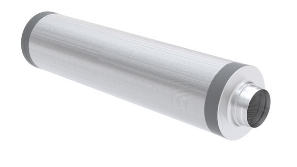 Rendering Zehnder ComfoSilence Flex Comfortable indoor ventilation Angled view