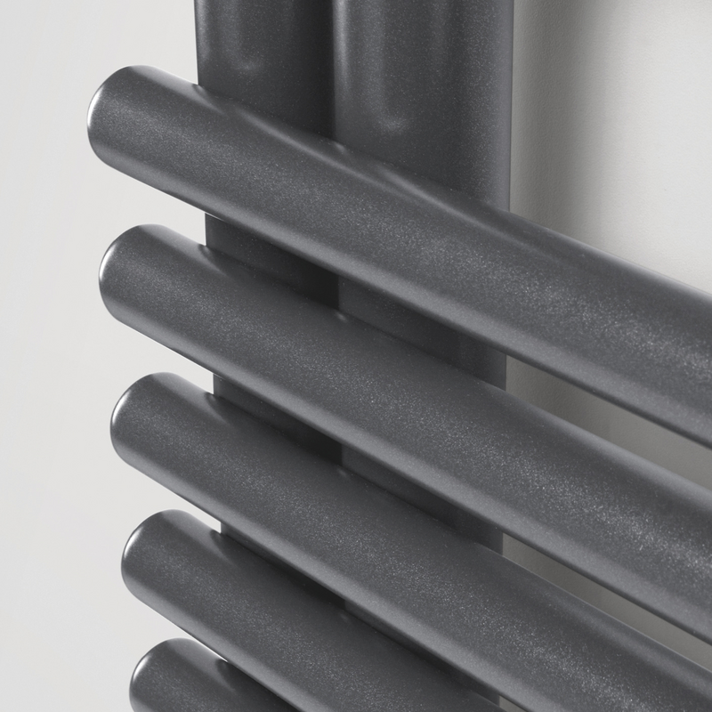 Rendering Zehnder Forma Spa Asym Decorative radiator Front view