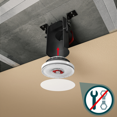Jednoduchá montáž Zehnder ComfoValve Luna bez použití nářadí
