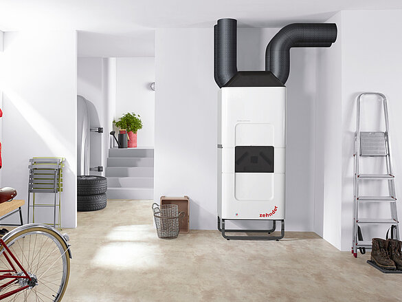 Rendering Zehnder ComfoClime 36 Comfortable indoor ventilation Front view