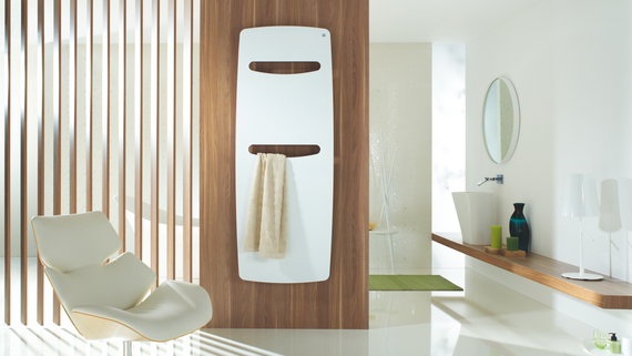 Rendering Zehnder Vitalo Spa Decorative radiator Front view